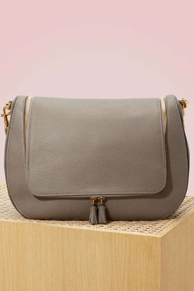 Anya Hindmarch Maxi Vere Leather Satchel - Grey In Porcini