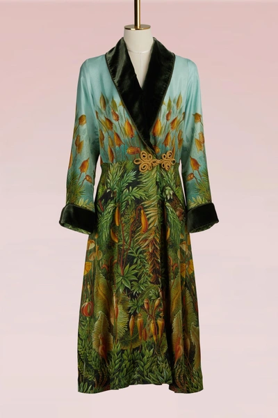 F.r.s For Restless Sleepers Panacea Silk Coat In Multi