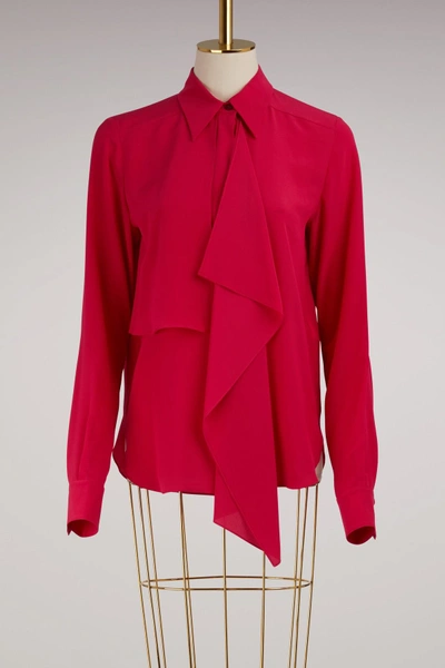 Stella Mccartney Bronte Silk Blouse In 5595 - Hot Pink