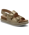 Adrienne Vittadini Women's Prize Footbed Sandals Women's Shoes In Golden-tone