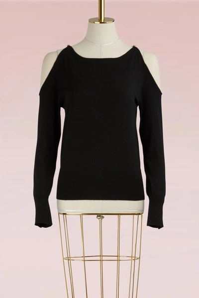 Vanessa Seward Wool Equation Sweater In Noir