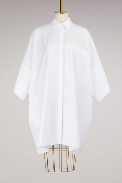 Jil Sander Danielle Cotton Shirt In White