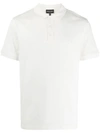 Giorgio Armani Short Sleeve Polo Shirt In White