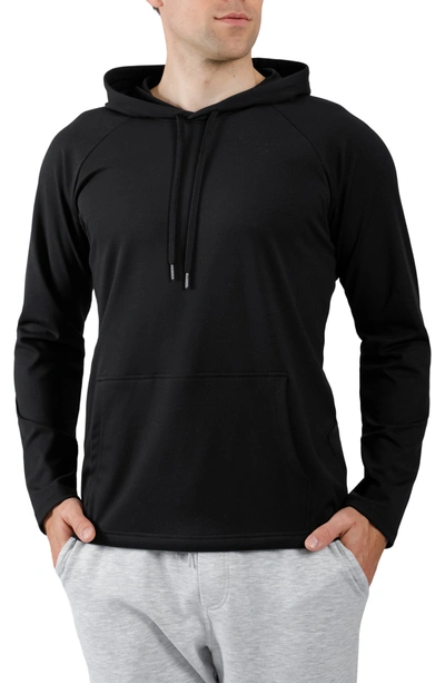 90 Degree By Reflex Nulu Pullover Hoodie In Black