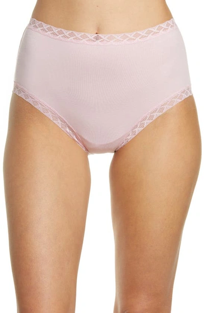 Natori Bliss Full Brief Panty In Damask Pink