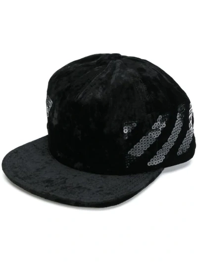 Off-White Velvet Cap OFF-WHITE VELVET BASEBALL CAP main image 3