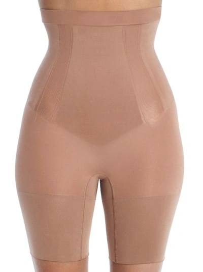 Spanx Oncore Firm Control High-waist Thigh Shaper In Cafe Au Lait