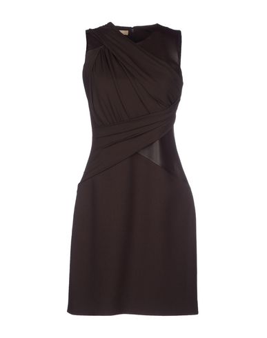 Michael Kors Short Dress In Dark Brown | ModeSens