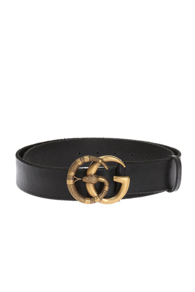 Gucci, Accessories, Gucci Leather Belt With Double G Buckle