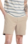 Faherty All Day 7-inch Shorts In Khaki