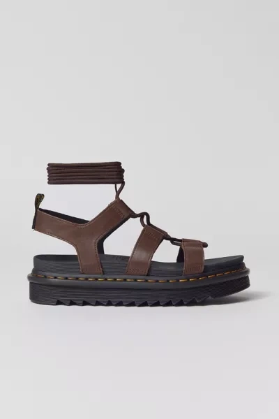 Dr. Martens' Dr.martens Nartilla Sandals In Brown Leather