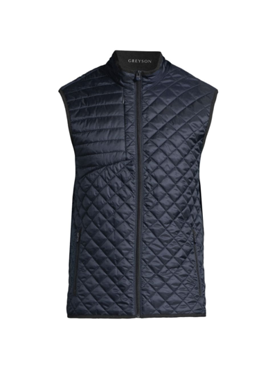 Greyson Men's Sioux Quilted Camo Vest In Beluga