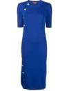 Altuzarra Minamoto Knitted Midi Dress In Duke Blue