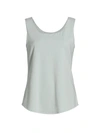 Nic + Zoe Classic Shirttail-hem Tank In Clo