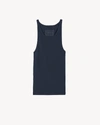 Nili Lotan Jennifer Rib Tank In Navy