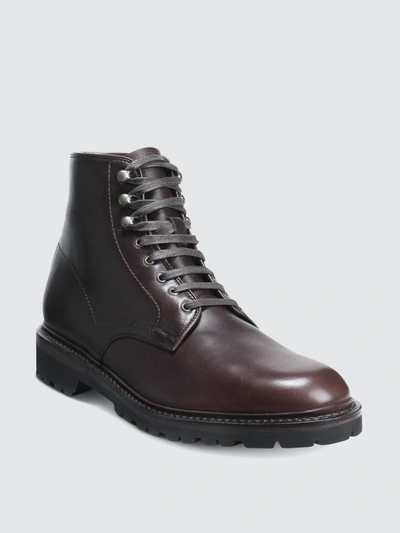 Allen Edmonds Higgins Waterproof Plain Toe Boot In Burgundy