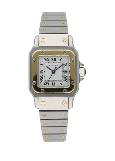 Cartier Santos Galbee Two Tone Ladies Watch In Not Applicable