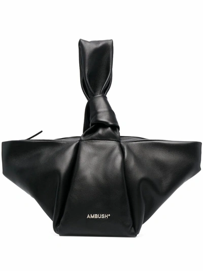 Ambush Women's  Black Leather Handbag