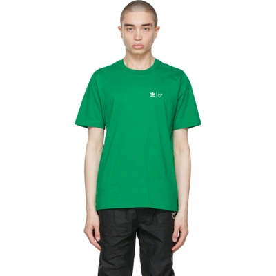Adidas X Human Made Green Graphic T-shirt