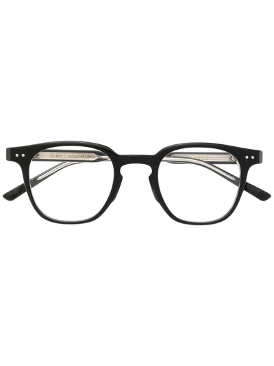Gentle Monster Lutto 01 Round-frame Glasses In Black