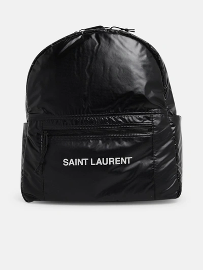 Saint Laurent Zaino Nuxx Logo Nero In Black
