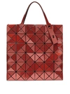 Bao Bao Issey Miyake Lucent Metallic Tote Bag In Red