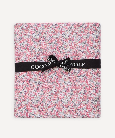Coco & Wolf Mitsi Valeria And Wiltshire Bud Stitch Edge Tablecloth In Pink