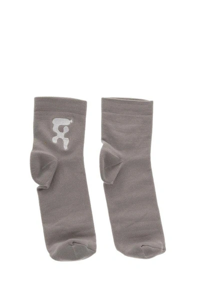 Off-white Women's Grey Polyester Socks