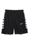 Nike Boys' Dri-fit Elite Shorts - Big Kid In Black/ White
