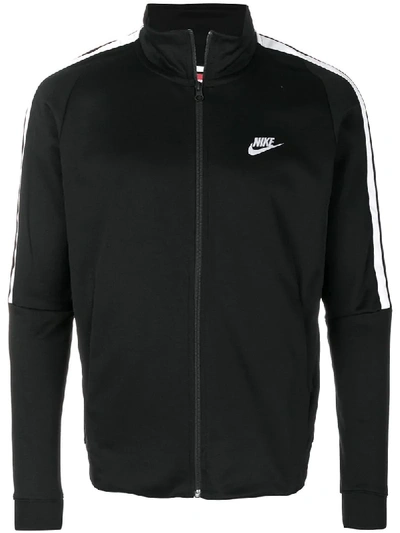 Nike Sportswear Zip Track Jacket In Black