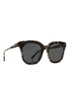 Diff Gia 59mm Oversize Cat Eye Sunglasses In Espresso Tortoise/ Grey