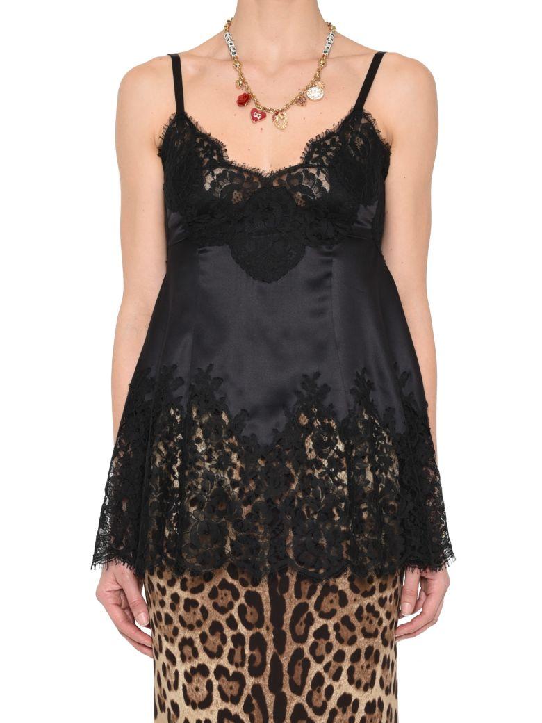 Dolce & Gabbana Top In Black ModeSens
