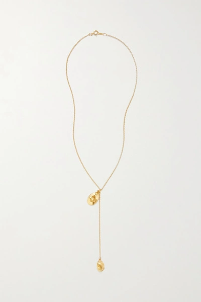 Alighieri The Lunar Rocks Gold-plated Necklace In Metallic