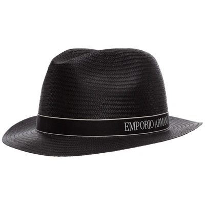 Emporio Armani Sertig Ii Hat In Black