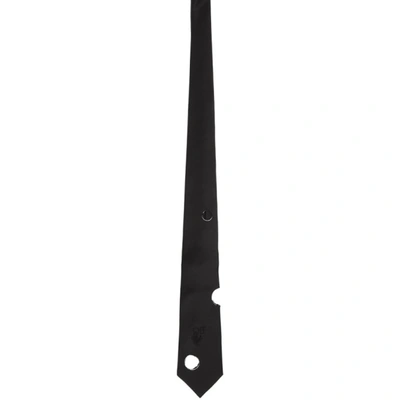 Off-white Black Meteor Neck Tie In Black White