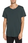 Theory Curve Relaxed Fit Crewneck T-shirt In Hemlock Green
