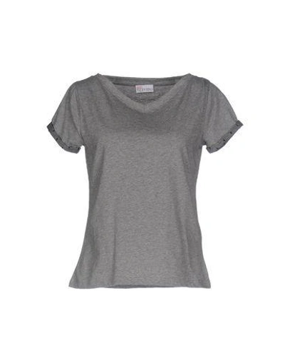 Red Valentino T-shirts In Grey