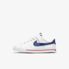 Nike Court Legacy Little Kids' Shoes In White,university Red,deep Royal Blue