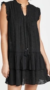 Playa Lucila Eyelet Dress In Black