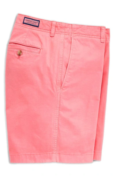 Vineyard Vines Breaker Stretch Cotton Shorts In Lobster Re