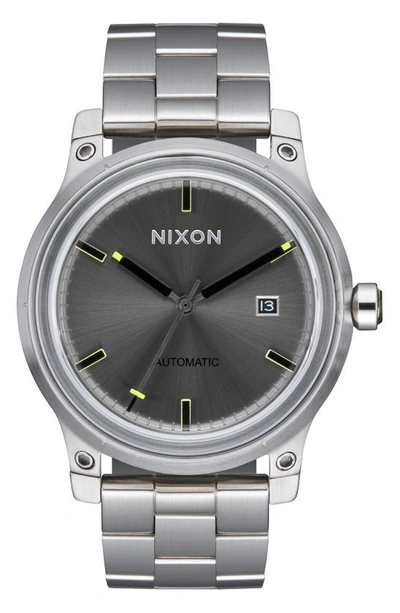 Nixon 5th Element Bracelet Strap Watch, 42mm In Silver