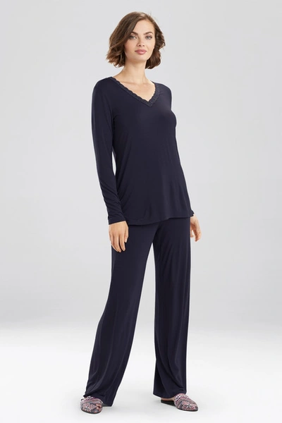 Natori Feathers Essentials Pajamas Set In Night