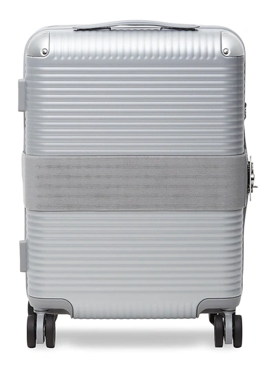 Fpm 55 Bank Zip Spinner Carry-on Suitcase In Glacier Grey