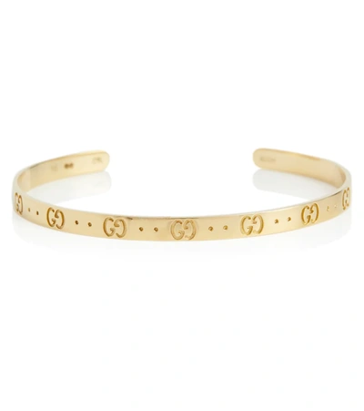 Gucci Icon 18k Yellow Gold Bangle Bracelet