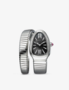 Bvlgari Stainless Steel Serpenti Tubogas Stainless-steel Quartz Watch