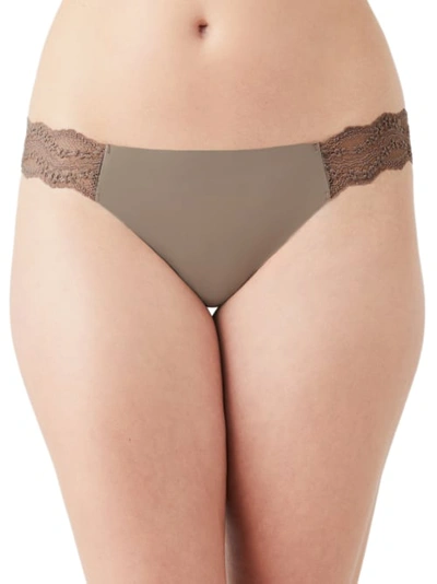 B.tempt'd By Wacoal B.bare Thong In Walnut