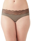 B.tempt'd By Wacoal B.bare Hipster Panties In Walnut