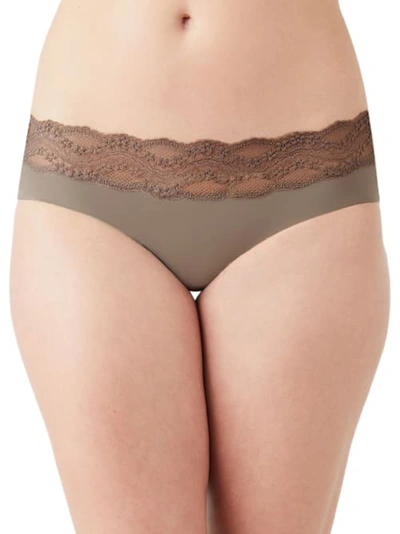 B.tempt'd By Wacoal B.bare Hipster Panties In Walnut