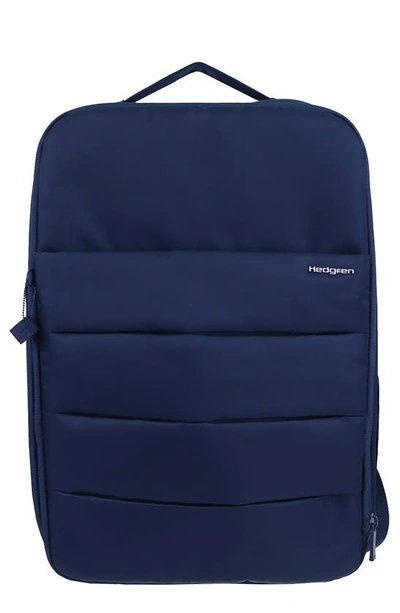 Hedgren Lattitude Equator Water Repellent Backpack In Blue