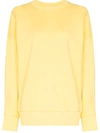 Sweaty Betty Essentials Cotton Sweatshirt In Riviera Yellow